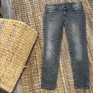 UJ Uniqlo Japan Black Washed Straight Leg Denim